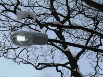 Более 20 фонарей со светодиодными лампами установили на улицах пос. Рязановское