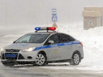Полиция, зима, ТиНАО, Новая Москва