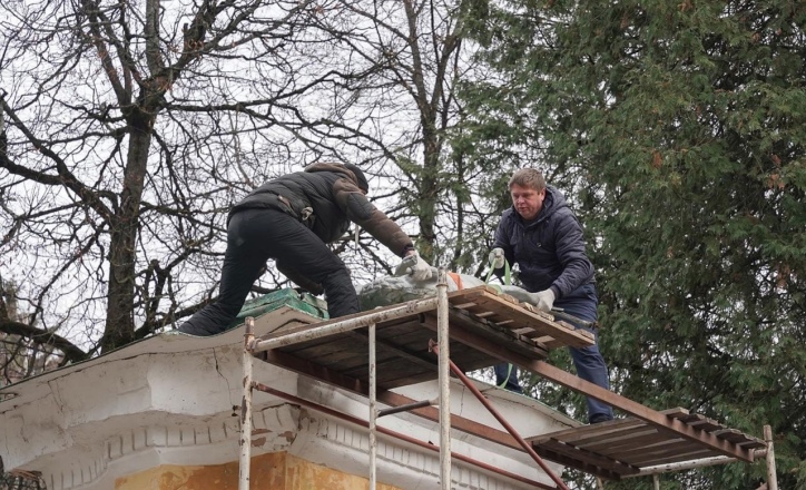 Реставрация ворот парадного въезда усадьбы Валуево началась в ТиНАО